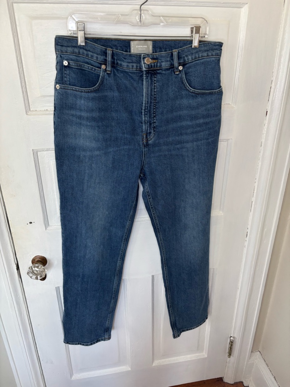 Everlane Indigo Way-High Slim Jeans